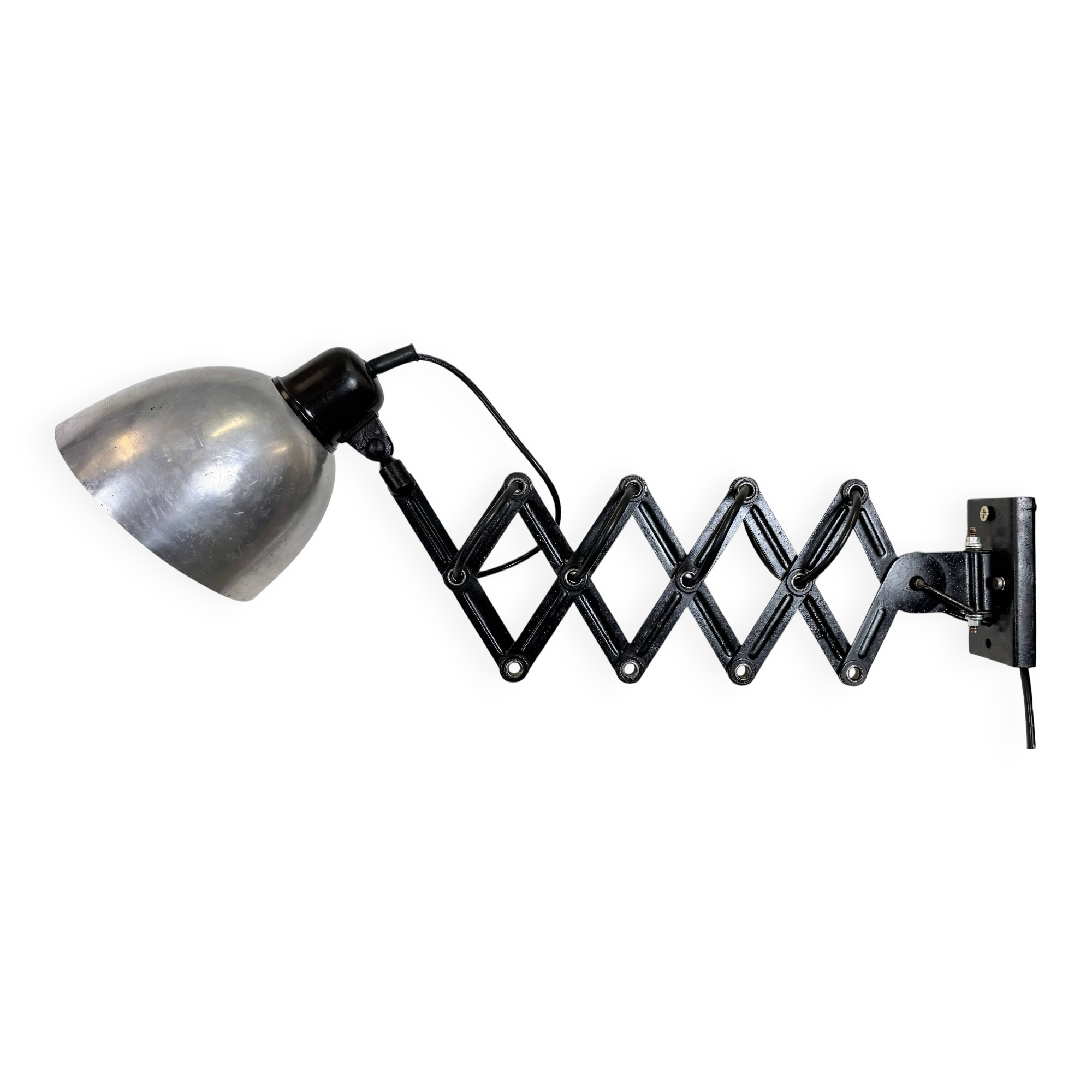 Industrial Midcentury Scissor Wall Lamp, 1950s