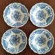 Ridgway "Windsor" English mocha cups blue