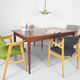Extendable dinning table in teak, 1960