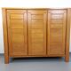Armoire dressing vintage Maison Regain en orme des années 70 80