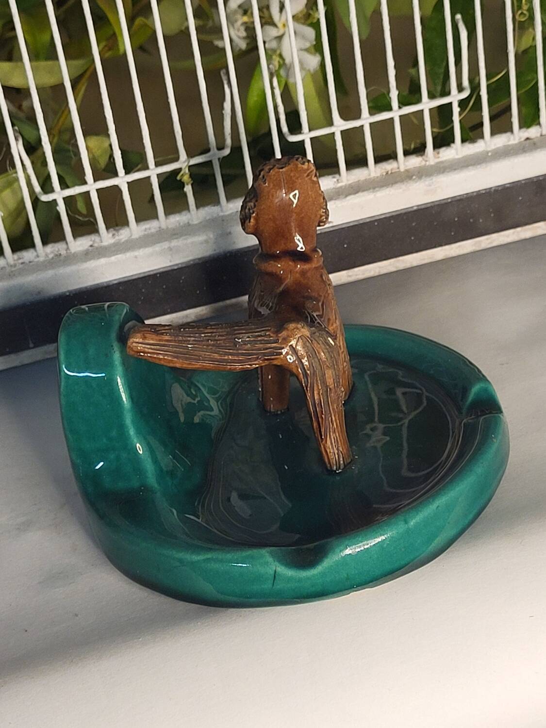 Vintage dog ashtray