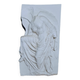 Plaster bas relief "Athena adjusting her sandal"