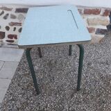 Formica school desk with chair