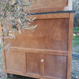 Two-piece wooden sideboard