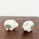 Ceramic pig salt and pepper shaker set