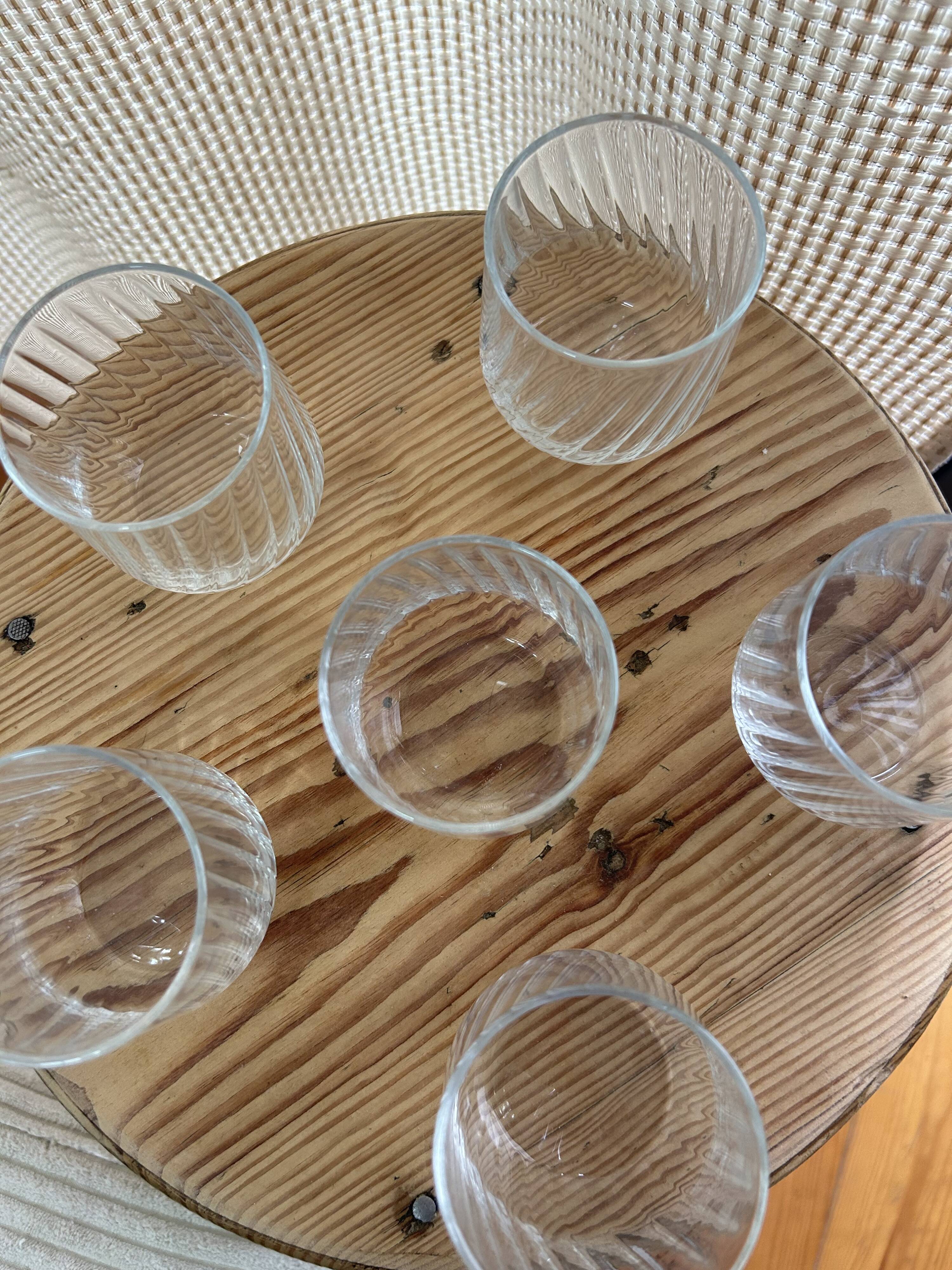 Lot de 6 verres à eau