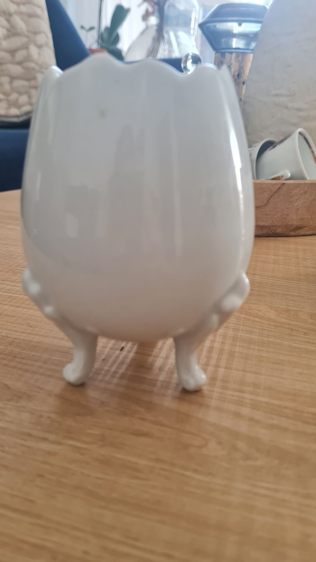 Vase en porcelaine fine style vintage