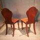 Pair of stool chairs