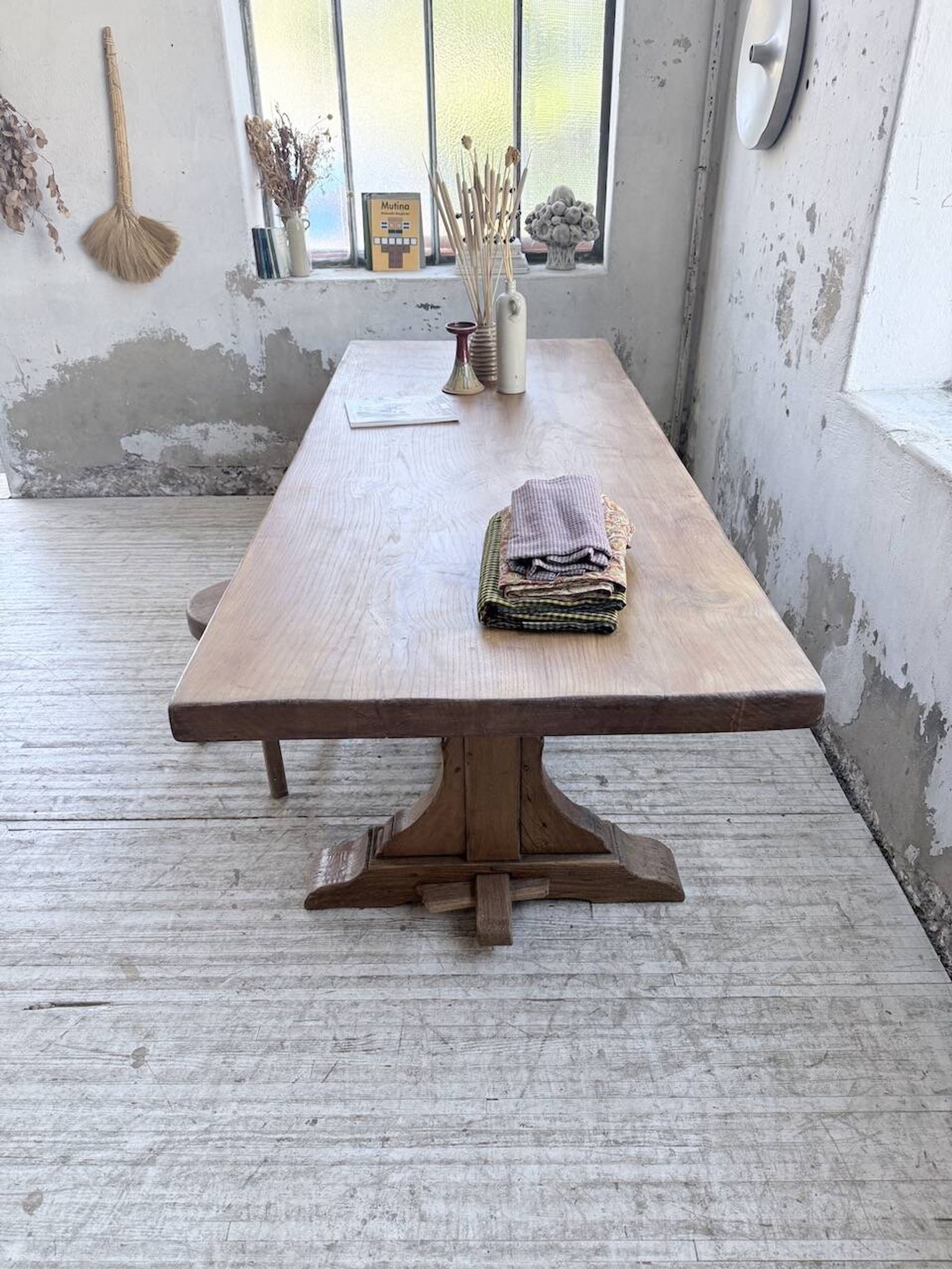Table monastère chêne 1950 XXL