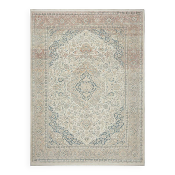 One of a kind Vintage Turkish Area Rug. Handmade Large Carpet for Rustic, Country & Farmhouse Decor