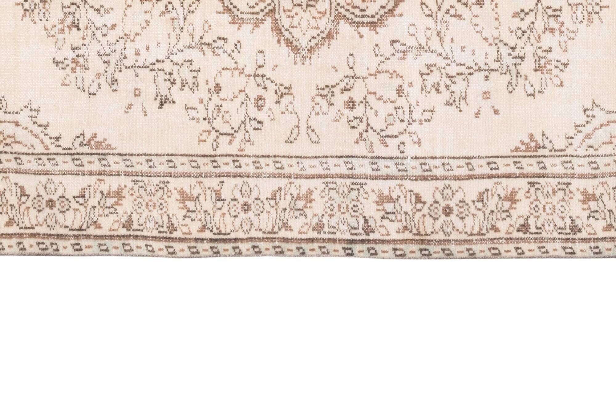 Vintage Turkish Oushak rug 182x296 cm
