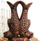 Double fish vase