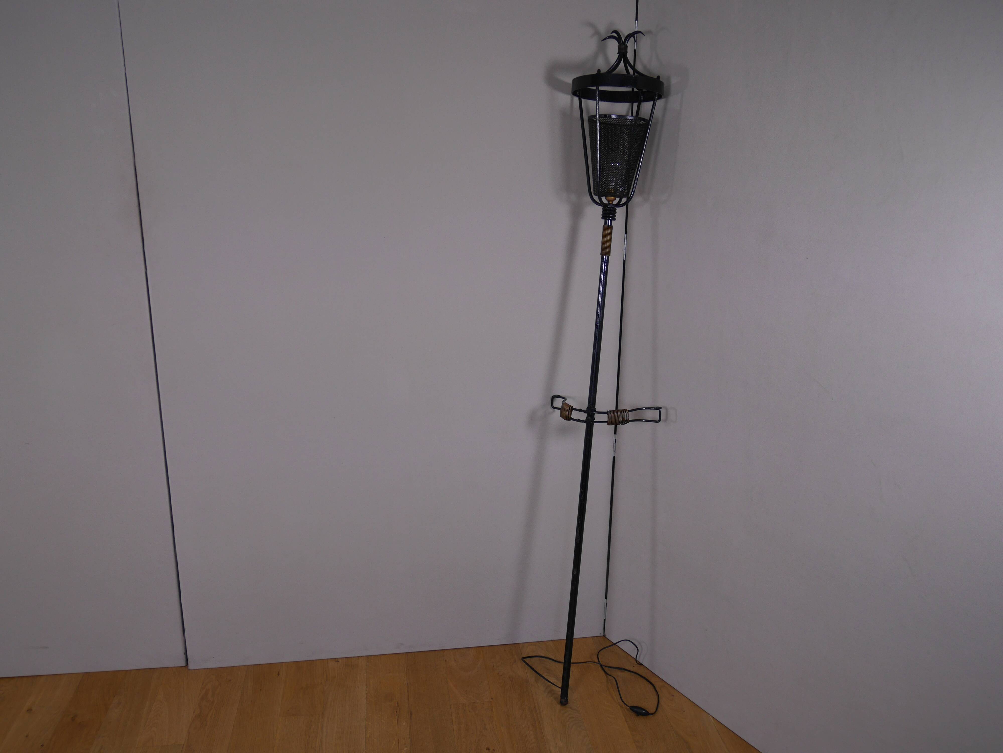 50s Torchiere floor lamp