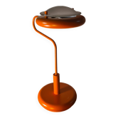 Orange space age lamp in good condition