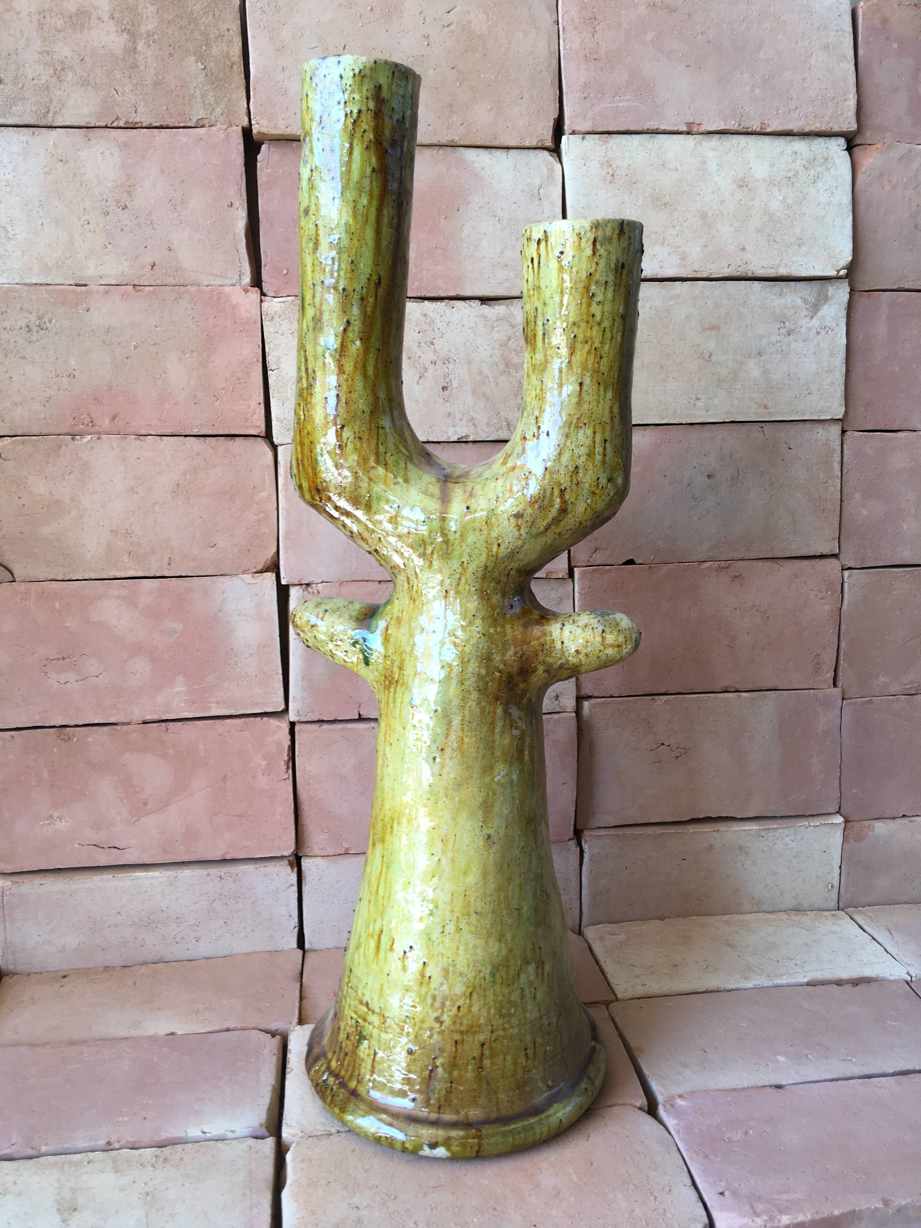 Tamegroute pottery in glazed terracotta