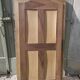 Wooden mirror door