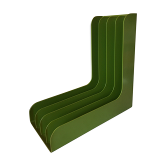 Vinyl support storage 70s Discofoon olive green