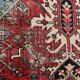 Ancient Heriz Carpet – Cobalt Blue & Indigo – 330 x 218 cm