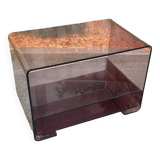 Smoked Plexiglass furniture by Éric Maville