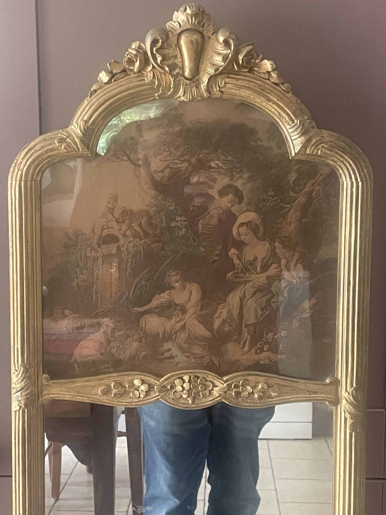 Louis XVI style mirror