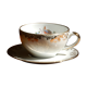 Charles Ahrenfeldt's teacup and subcup limoges
