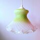 Tinted glass pendant light 1950