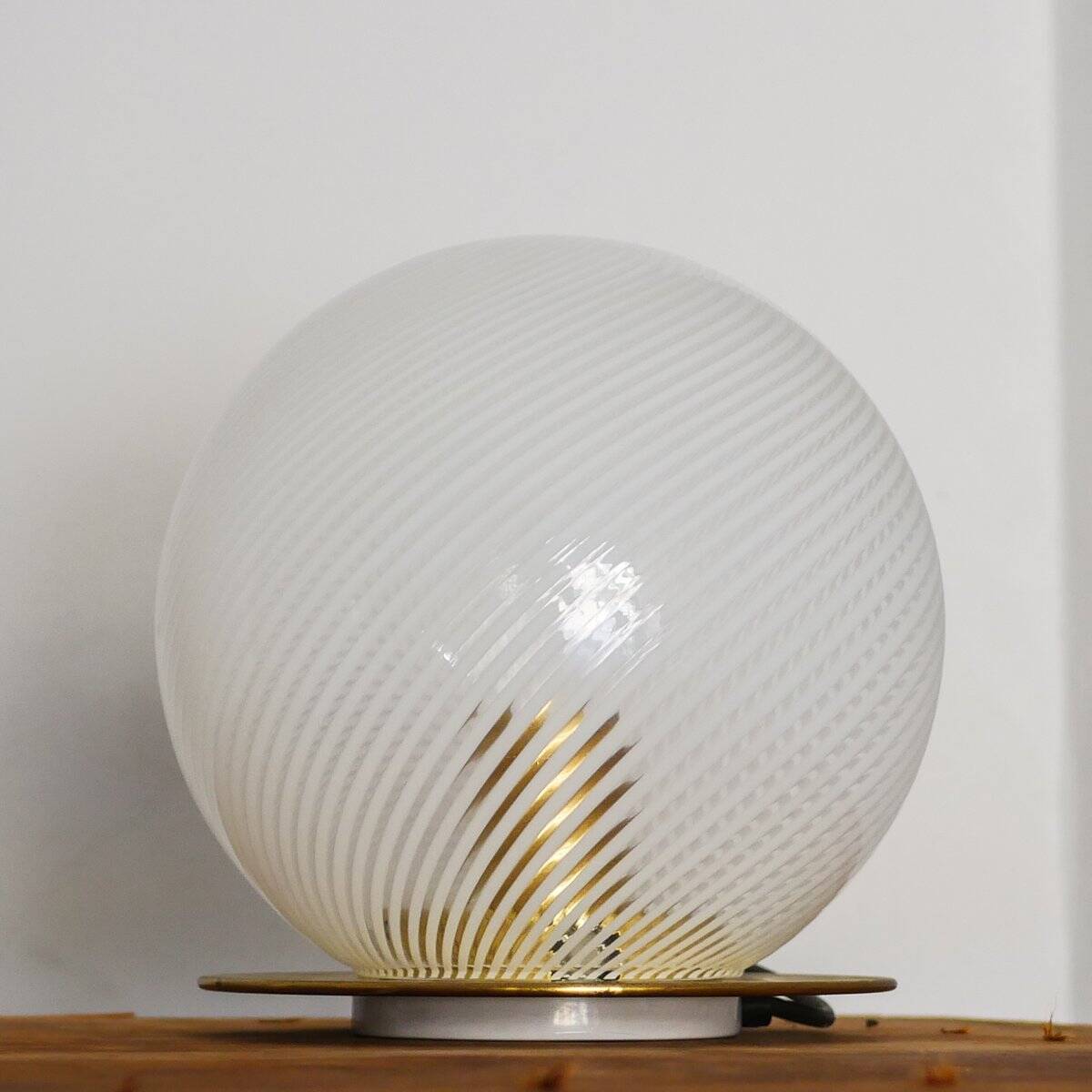 Lampes de table en verre de Murano par Ornella Noorda pour Venini, années 70