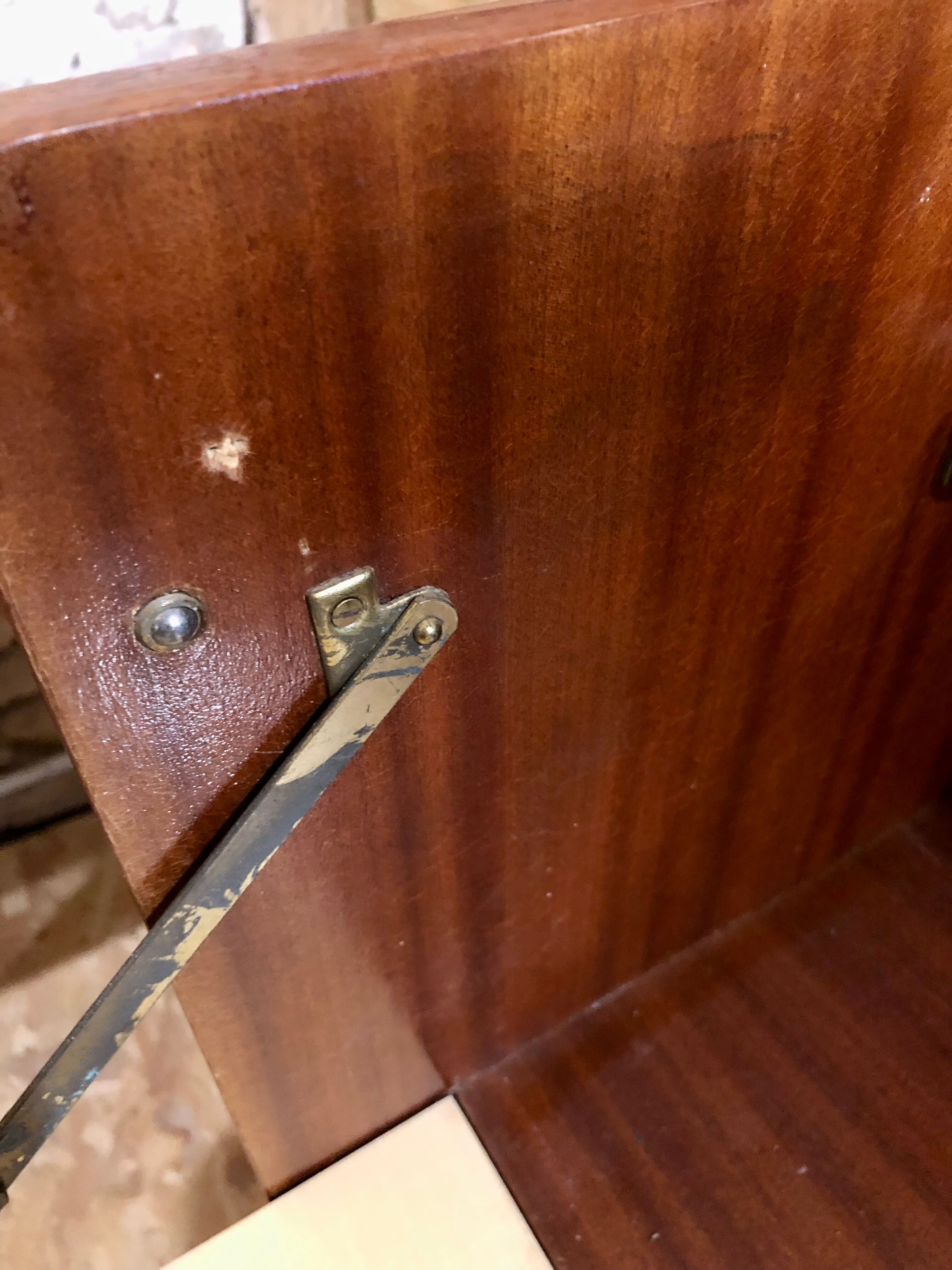 Varnished dressing table
