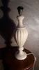 Large albaster lamp 1960 has 70 lampshade in velvet and red 66cm
