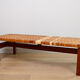 A vintage mid-century Danish Borge Mogensen 5272 rattan coffee table/bench