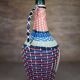 Braided thread bottle, plastic thread, scoubidou bottle, glass bottle, interior decoration,