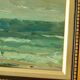Original vintage oil on panel – ocean landscape