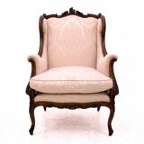 Wingback armchair, France, circa 1890.