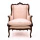 Wingback armchair, France, circa 1890.