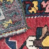 Large vintage Persian Zanjan carpet handmade