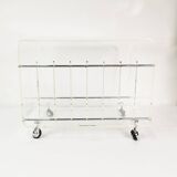 Space-age vinyl record cabinet, Roche Bobois, designed by M. Dumas, France