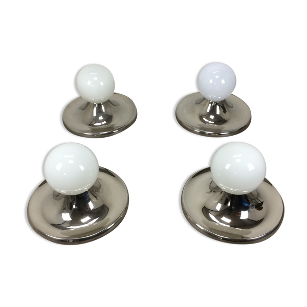 4 appliques Lightball Achille Castiglioni pour Flos