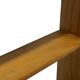Vintage wooden wall shelve rack bookshelf in pinewood minimalist design