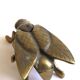 Ashtray "fly" Golden brass