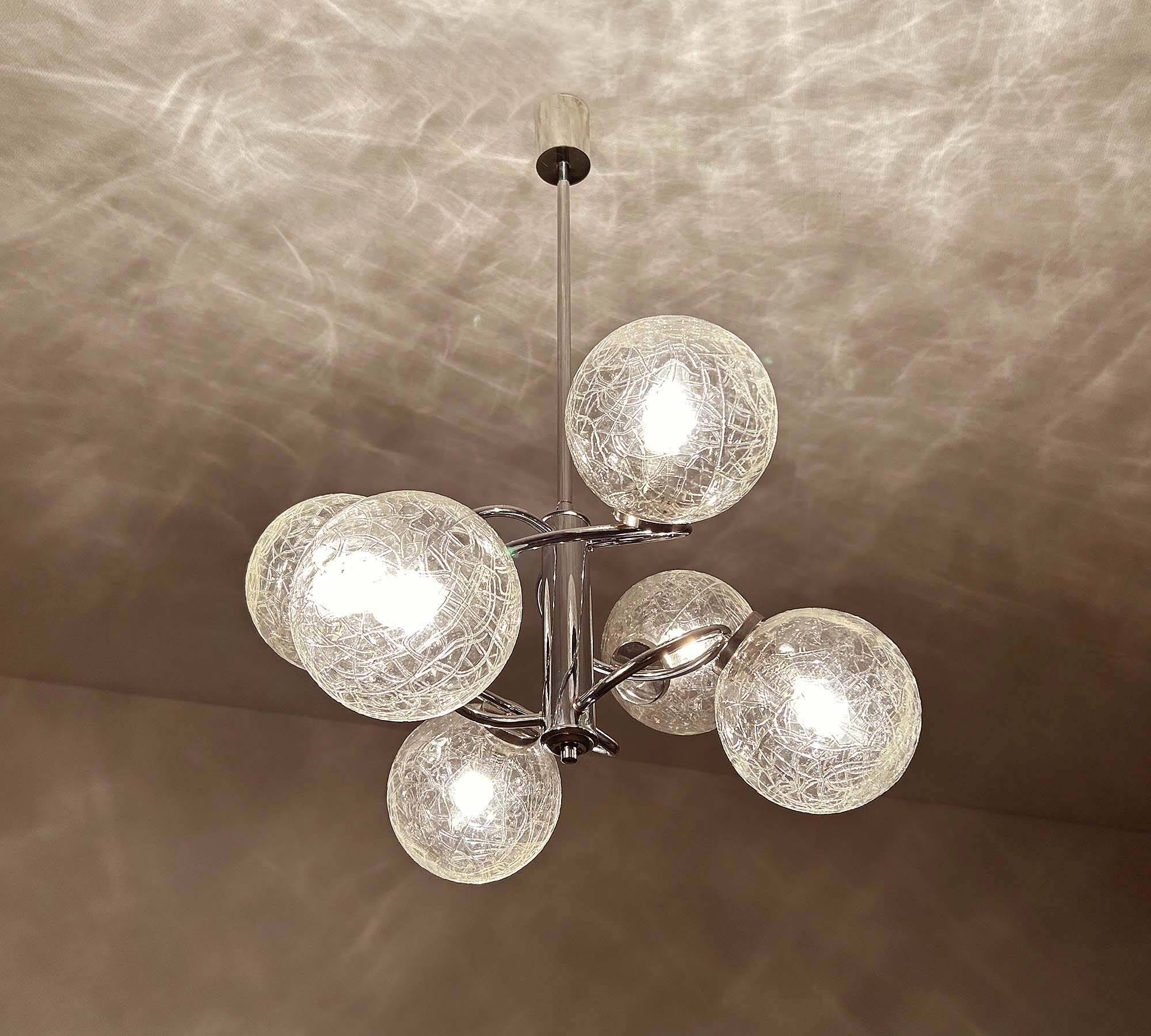 Vintage Space Age Bubble Pendant Light