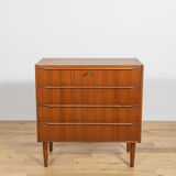 Mid-century teak dresser with dressing table, Denmark, 1960s