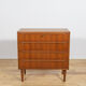 Commode en teck des années 60 avec coiffeuse, Danemark.