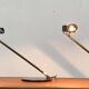 Postmodern Ring A400 table lamps by Bruno Gecchelin for Arteluce, Italy, 1970s, set of 2