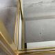 Golden coffee table style de Pierre Vandel, années 1970