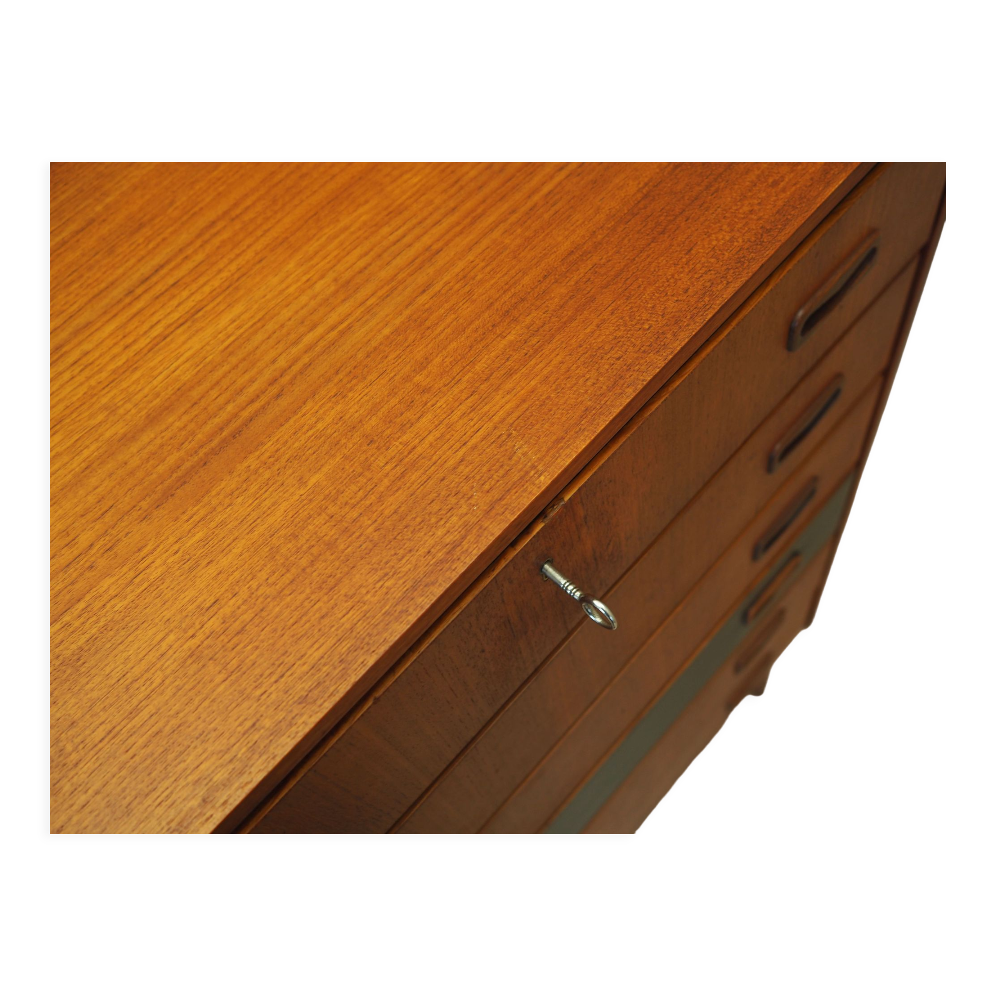 Commode en teck, design danois, années 1970, fabriqué au Danemark