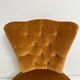 Vintage toad armchair with fringe 50s