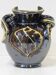 Vase nacré céramique vintage design années 70
