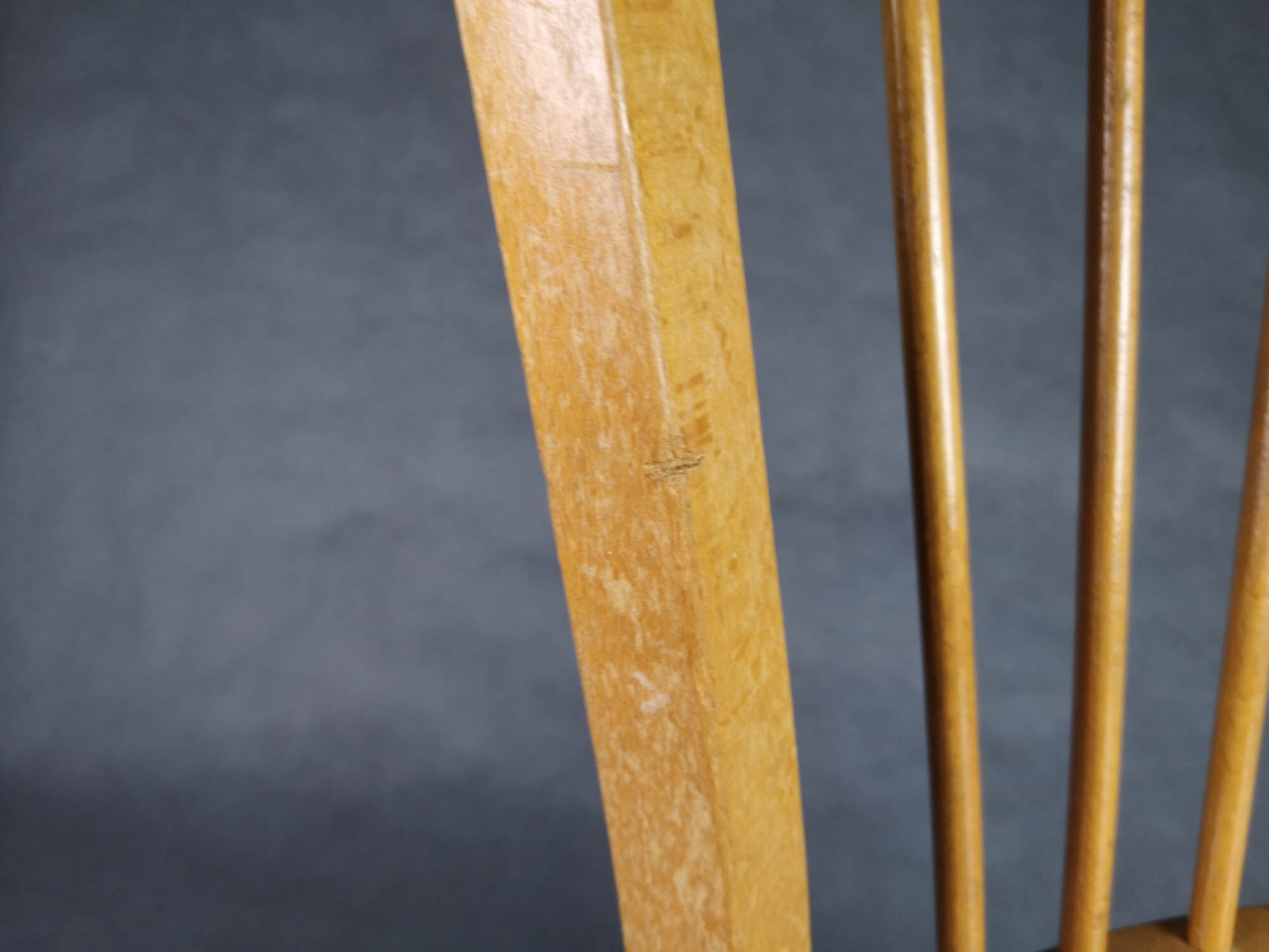 Baumann - Children's bistro chair . Light wood, vintage French