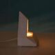 Egyptian stone table lamp, vintage 70s/80s mood lamp.