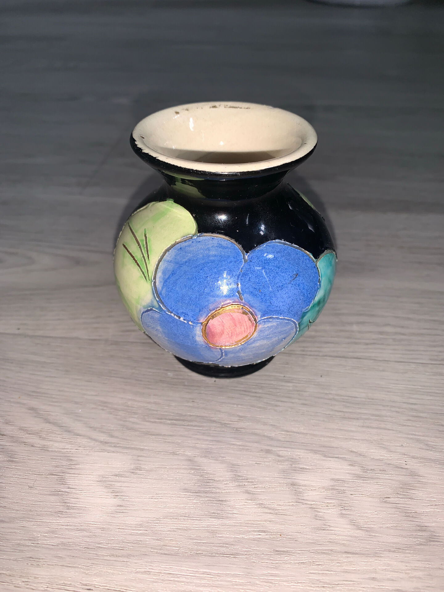Vase boule, soliflore vintage de Vallauris